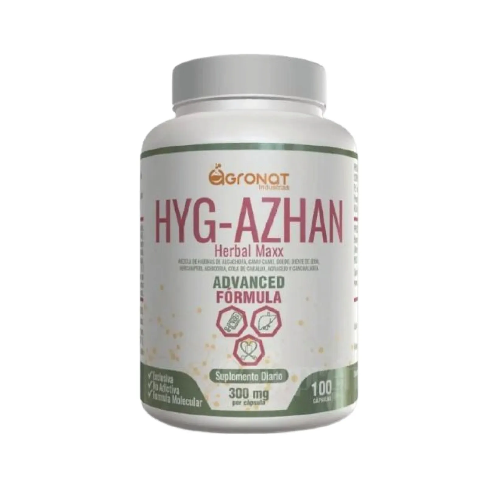 Imagen de AGRONAT - HYG-AZHAN X (100 CAP)
