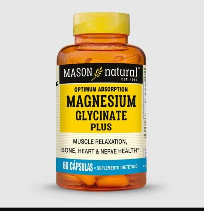 Imagen de MASON – Glycinate de Magnesio Plus – 60 Cápsulas