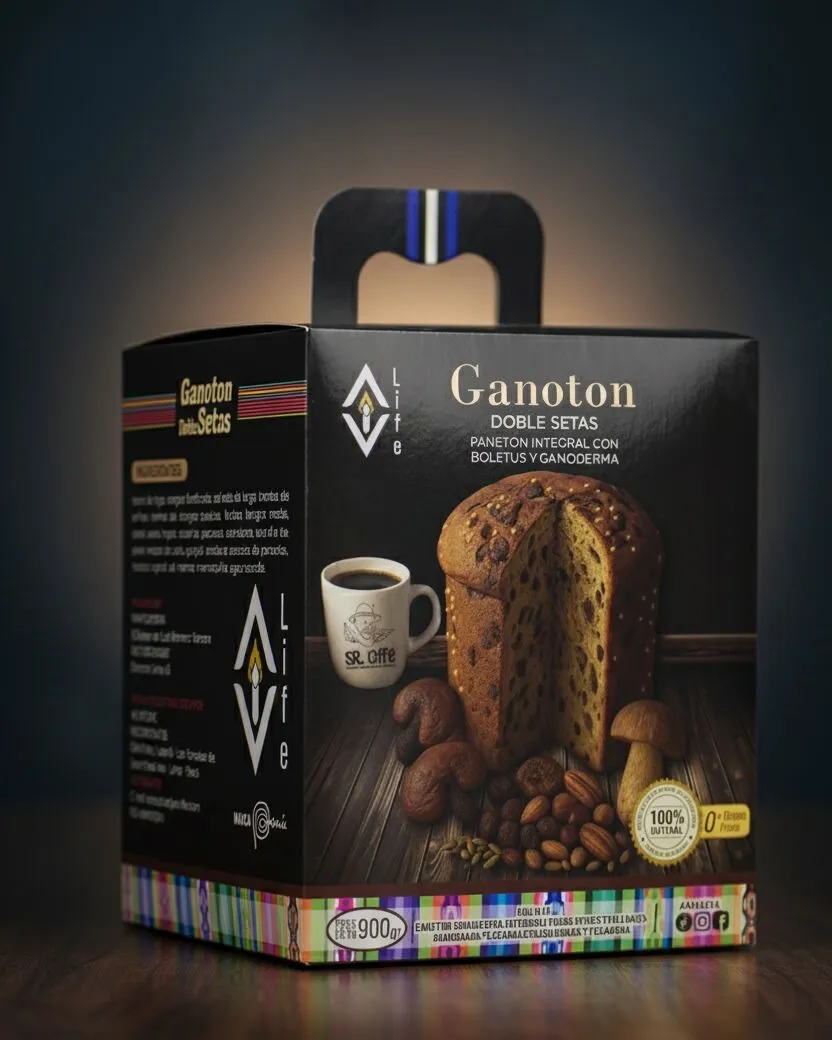 Imagen de GANOTON DOBLE SETAS 900GR - AIVLIFE